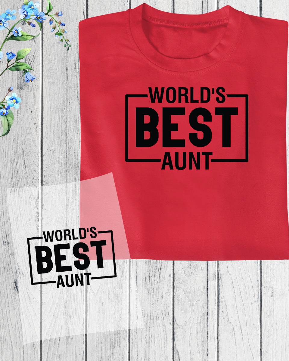 World's Best Aunt DTF Transfer