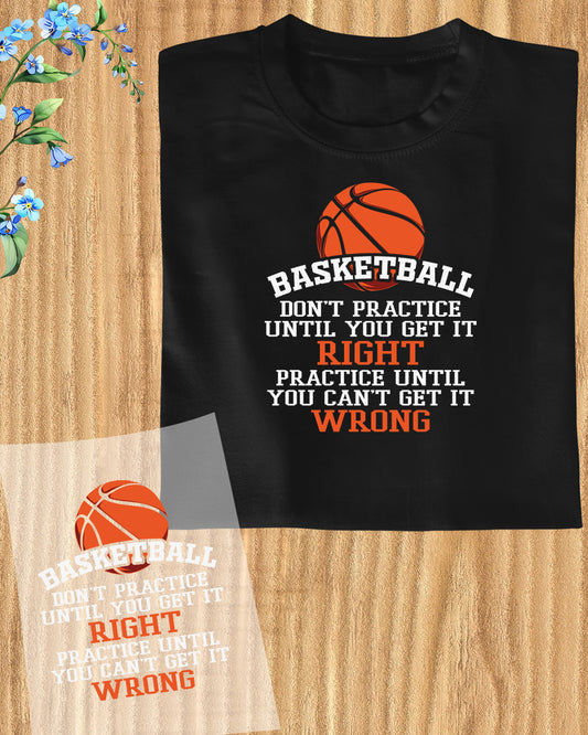 Basketball Practice Gift DTF Transfer Film