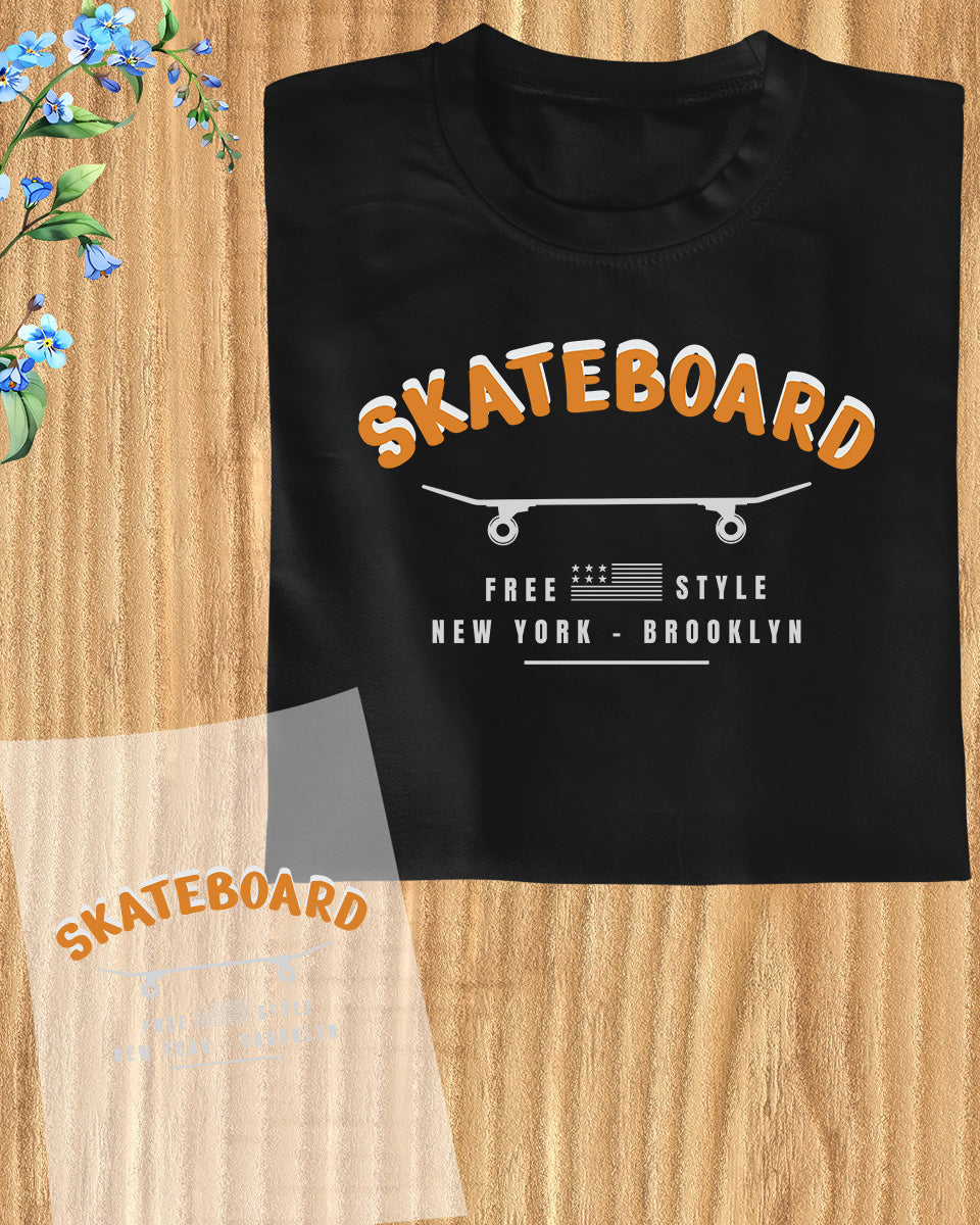 Skateboard New York DTF Transfer Film