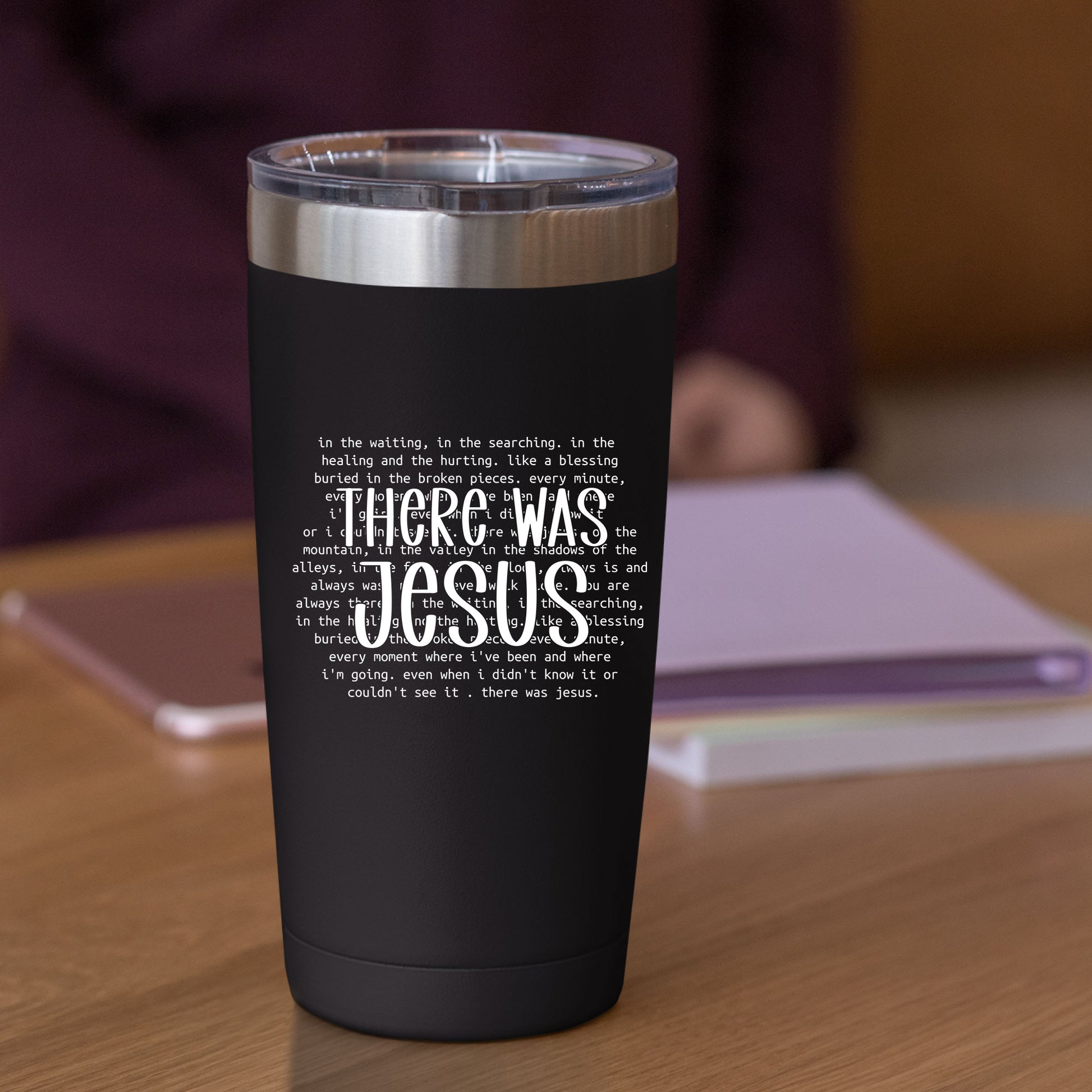 Bible Verse Shirt There Was Jesus DTF Transfer