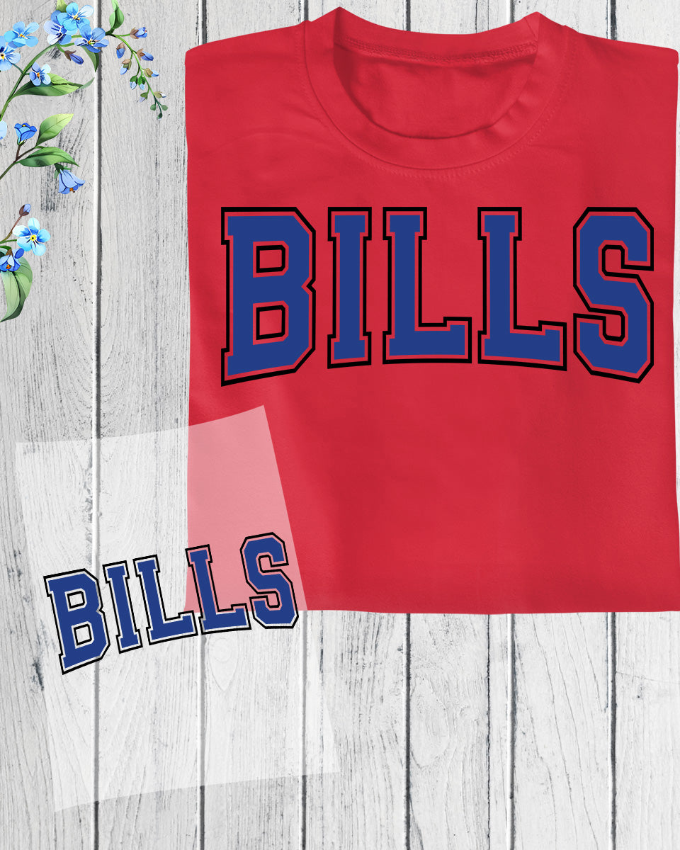 Bills DTF Transfer Ready to Press