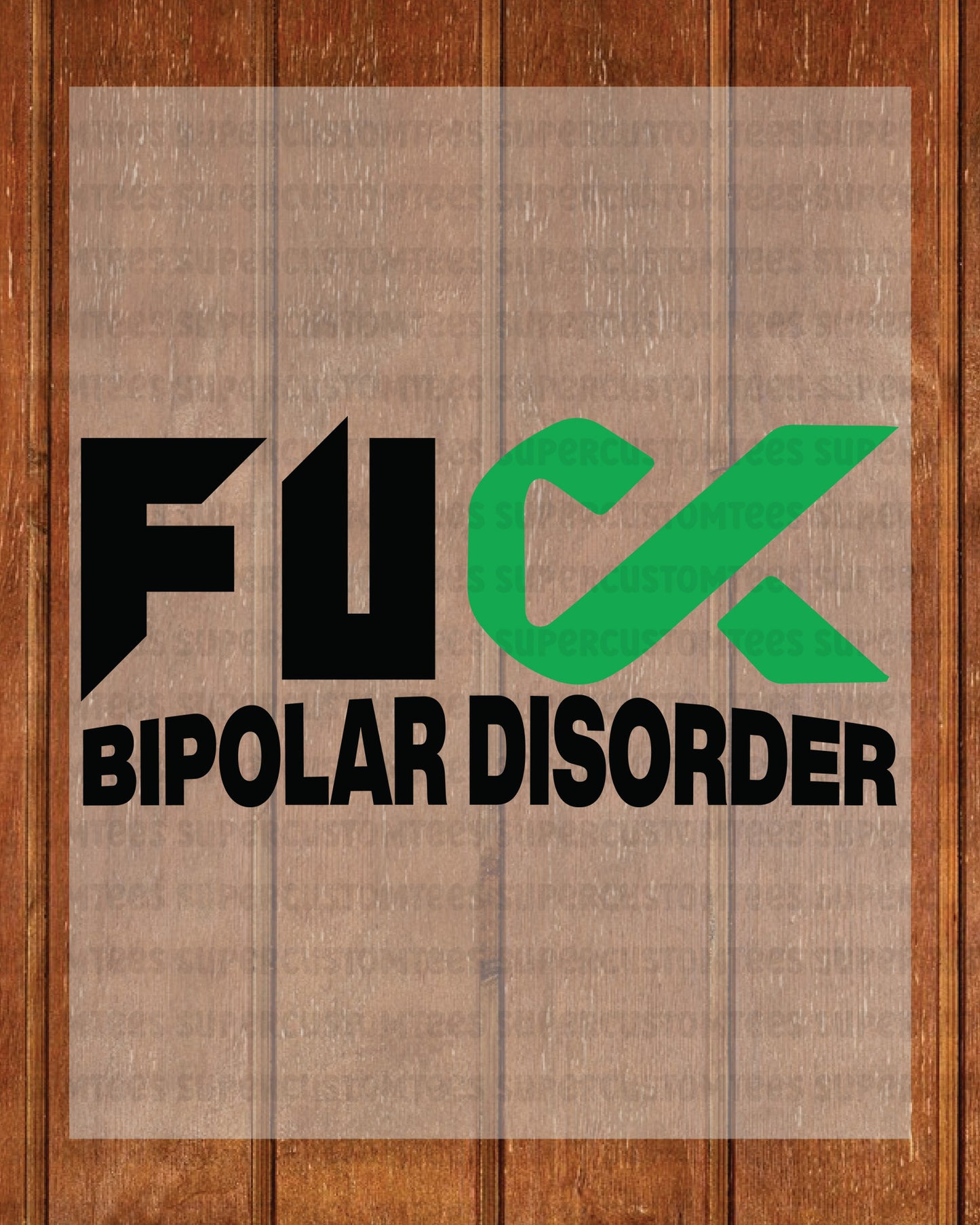 Bipolar Disorder Awareness Heat Transfer for Shirt