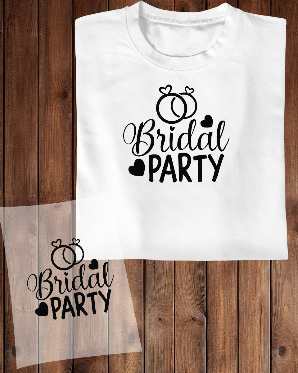 Bridal Party DTF Transfer Film