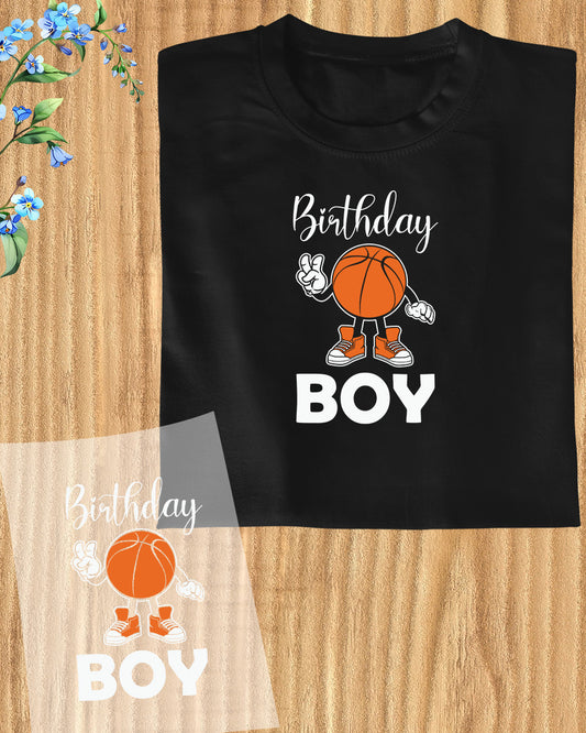 Basketball Birthday Boy DTF Transfer Film