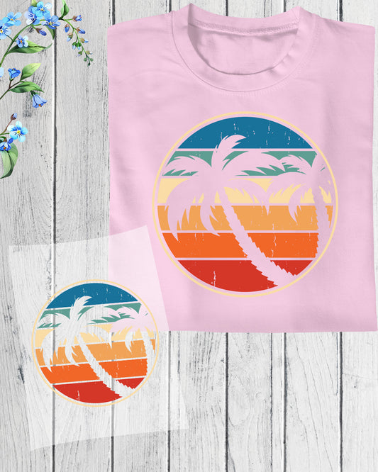 Beach Tree Surfing DTF Transfer Sheets