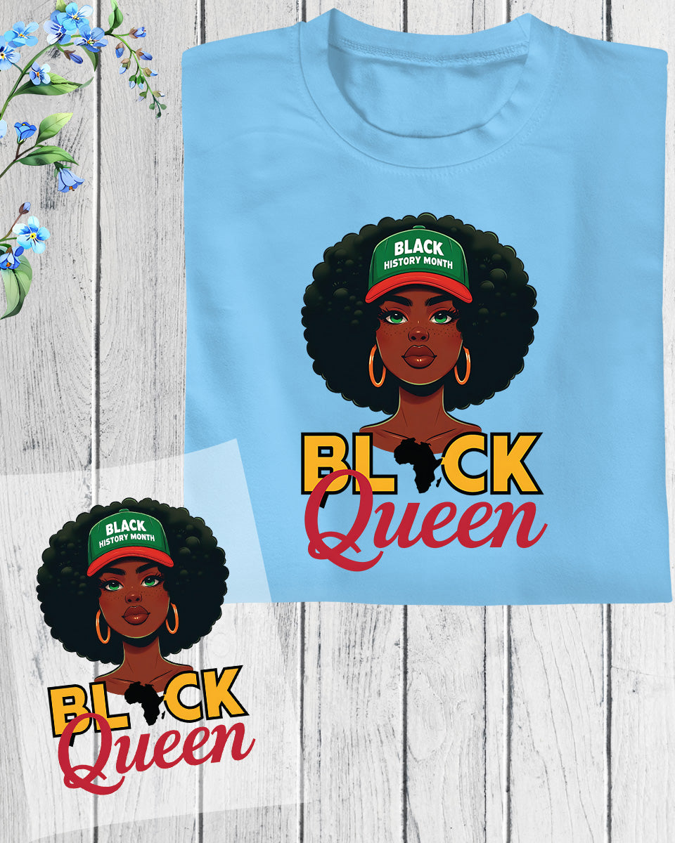 Black Queen DTF Transfer