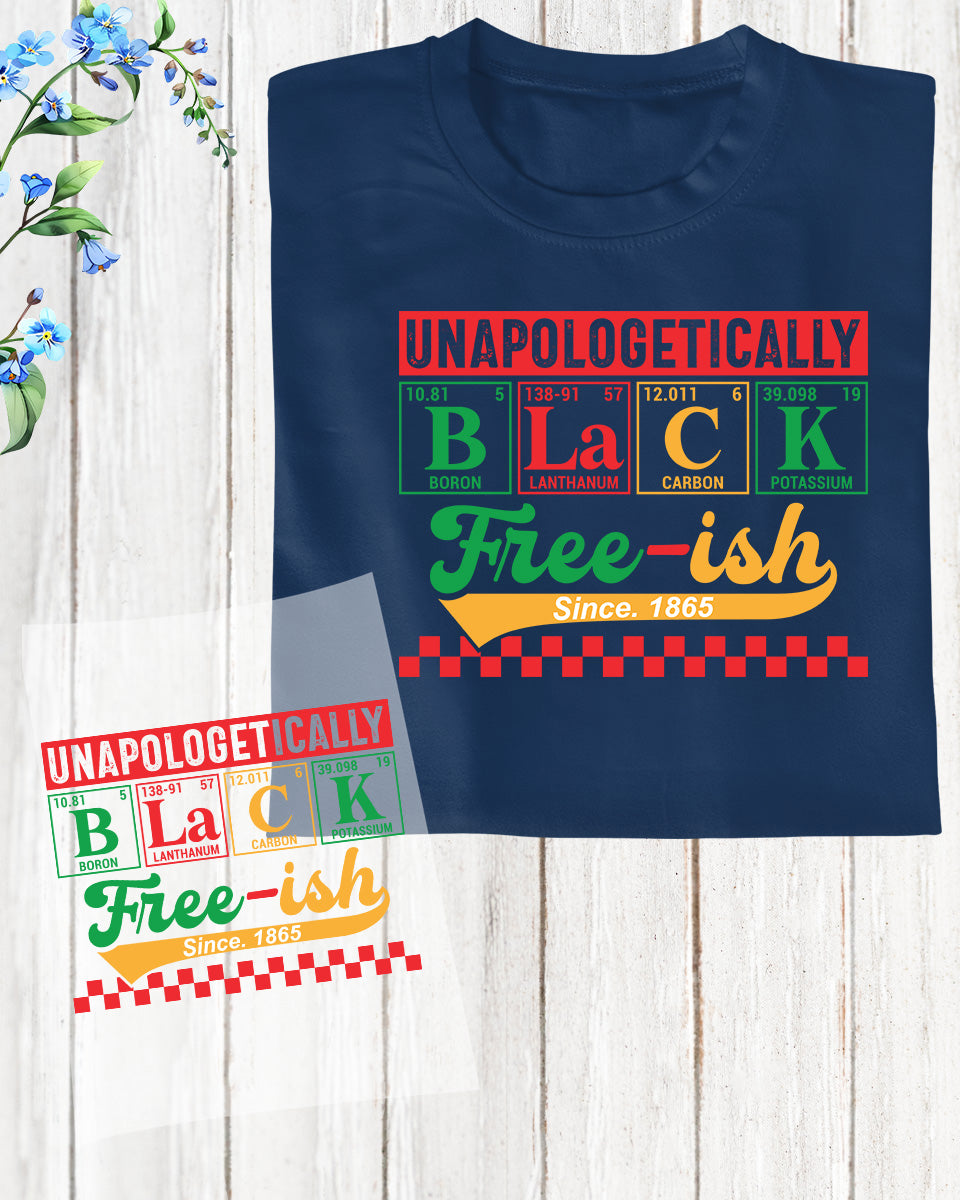 Black Since 1865 Heat Transfer for Shirts