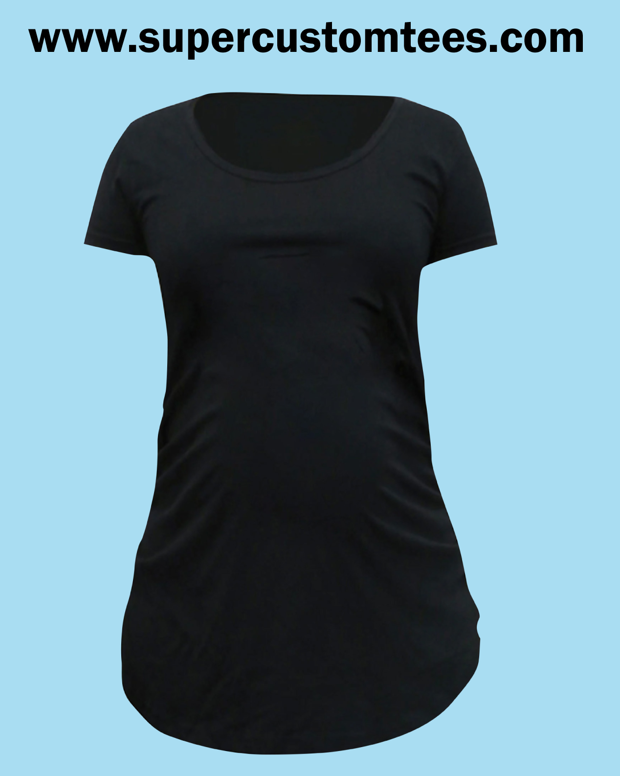 Maternity T Shirt Blank - Wholesale Price Pregnancy Top