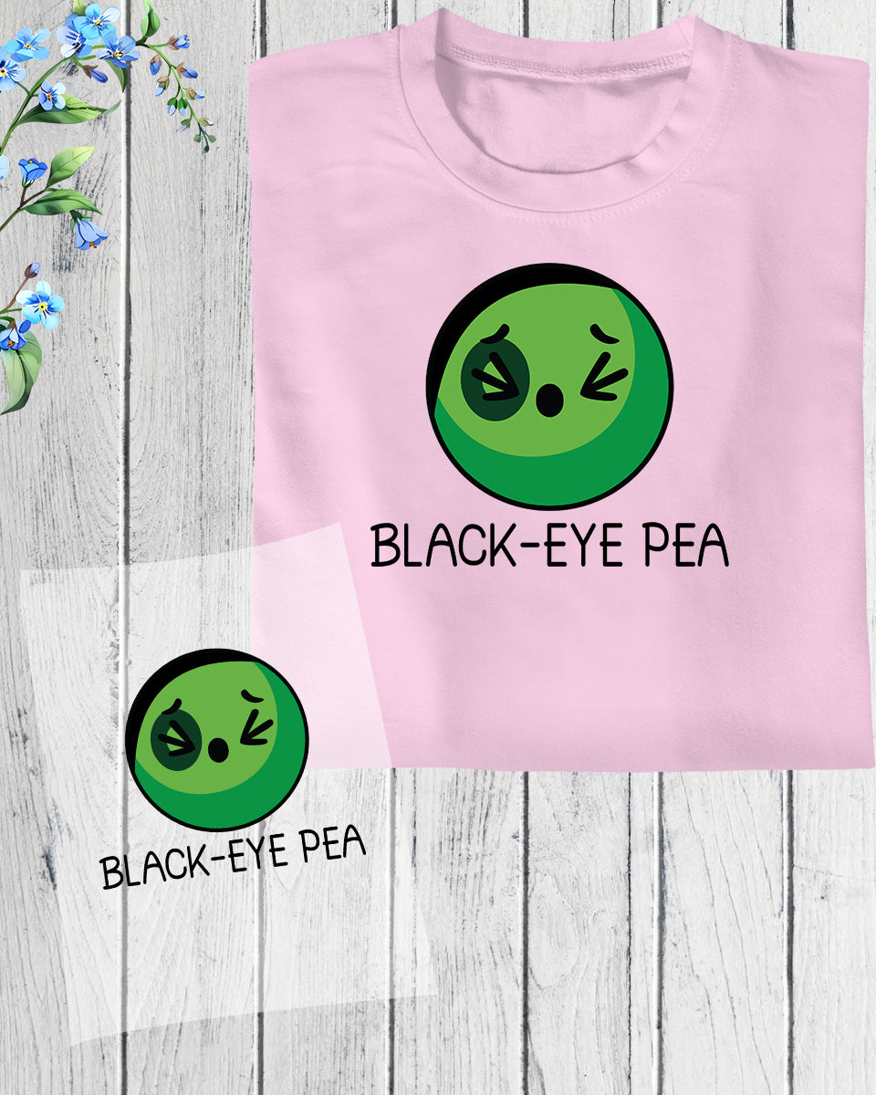 Blackeyed Pea DTF Transfer Film