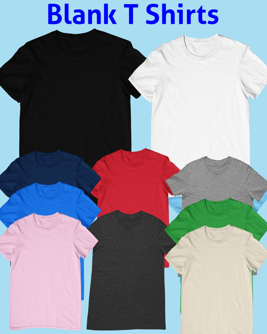 T Shirt Blank - Soft Cotton T Shirts - Wholesale Price