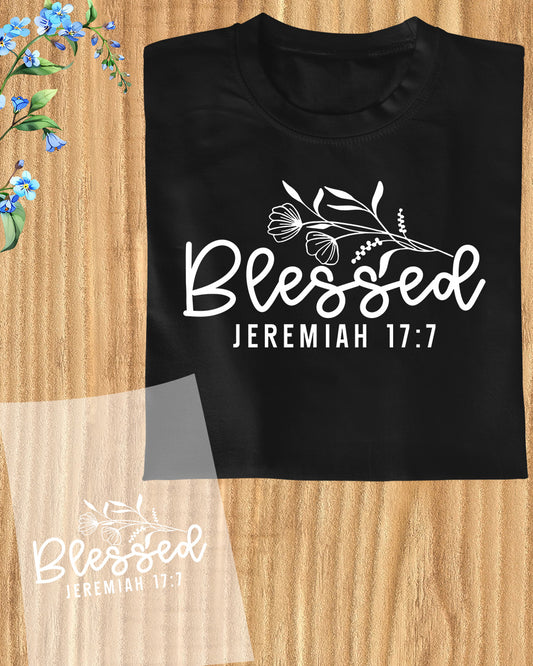 Blessed Bible Verse Easter DTF Transfer Film