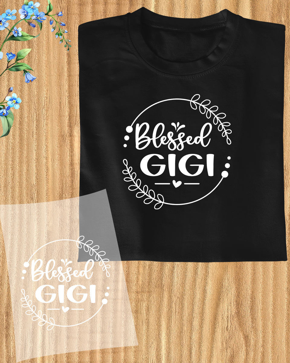 Blessed Gigi Trendy DTF Transfer Film