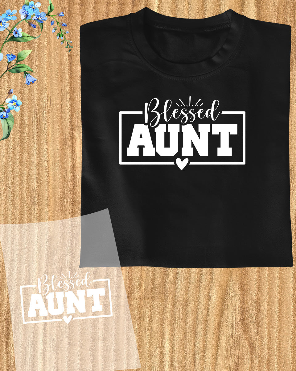 Blessed Aunt Shirts DTF Transfer Film