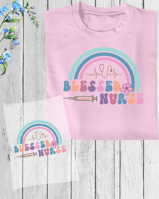 Blessed Nurse DTF Transfer Film