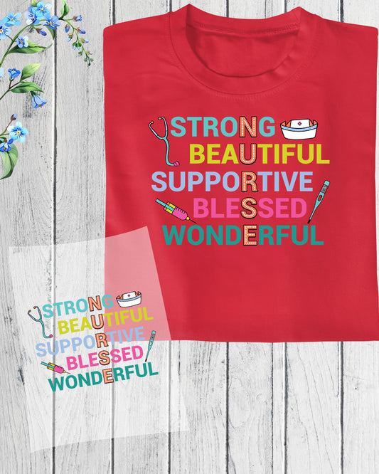 Gift for Nurse DTF Transfer Film