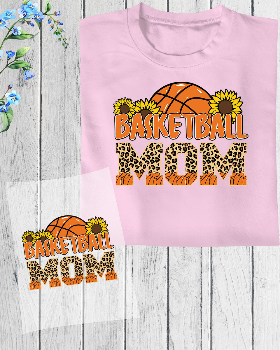 Basketball Mom Flower DTF Transfer Film