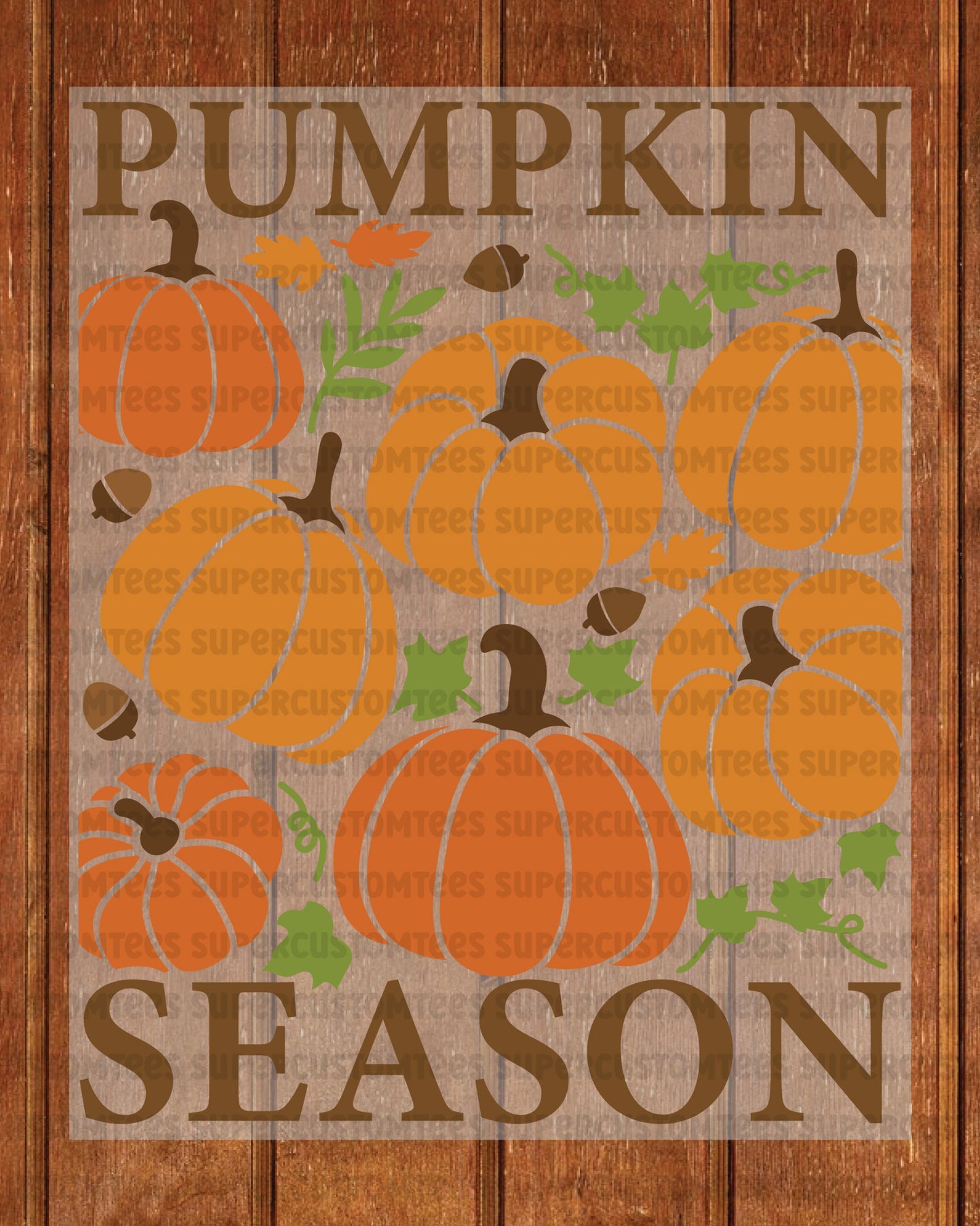 Boho Autumn Pumpkin Season DTF Transfer Ready to Press