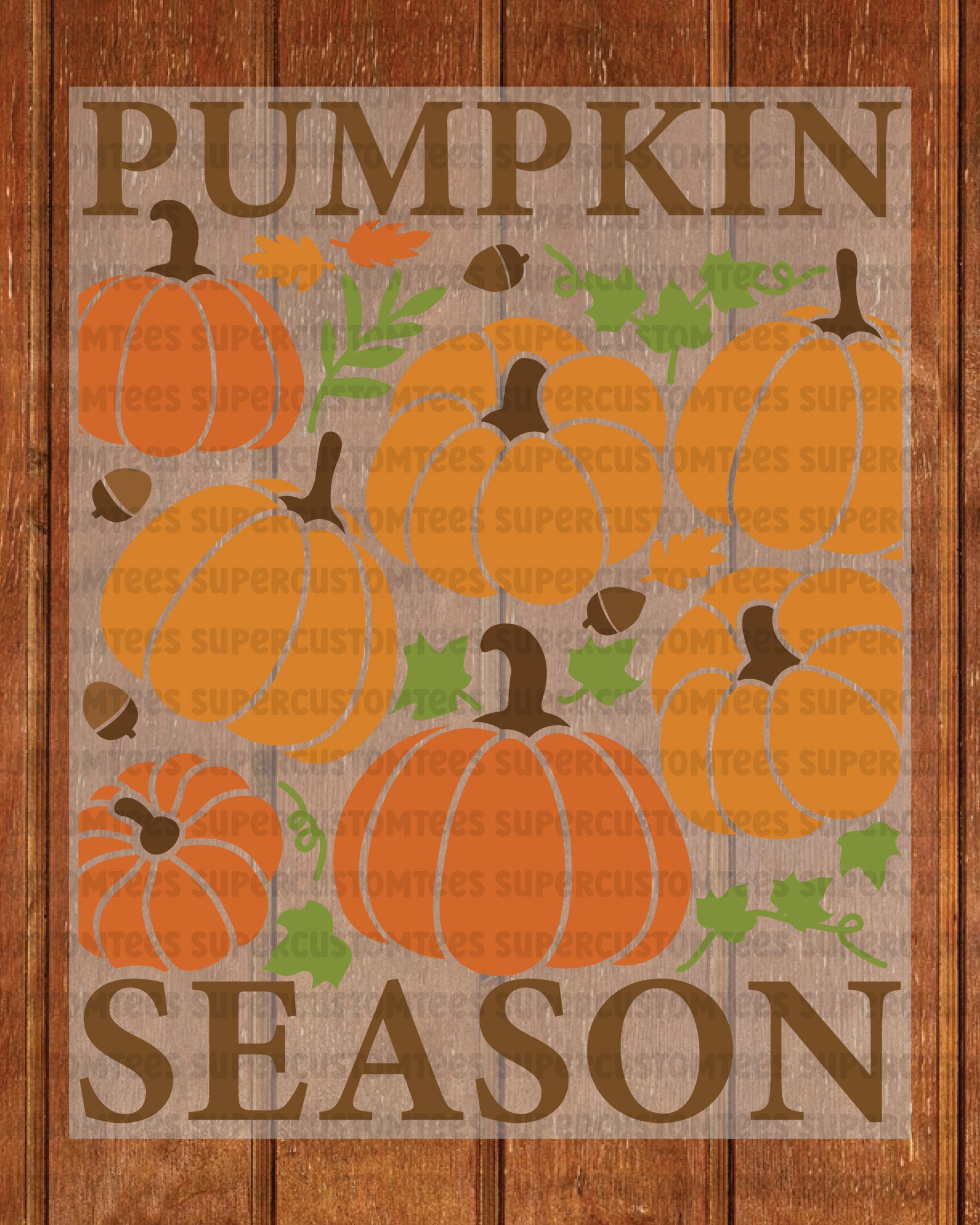 Boho Autumn Pumpkin Season DTF Transfer Ready to Press