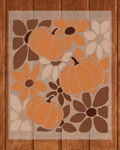 Boho Floral Fall Pumpkin Season DTF Transfer