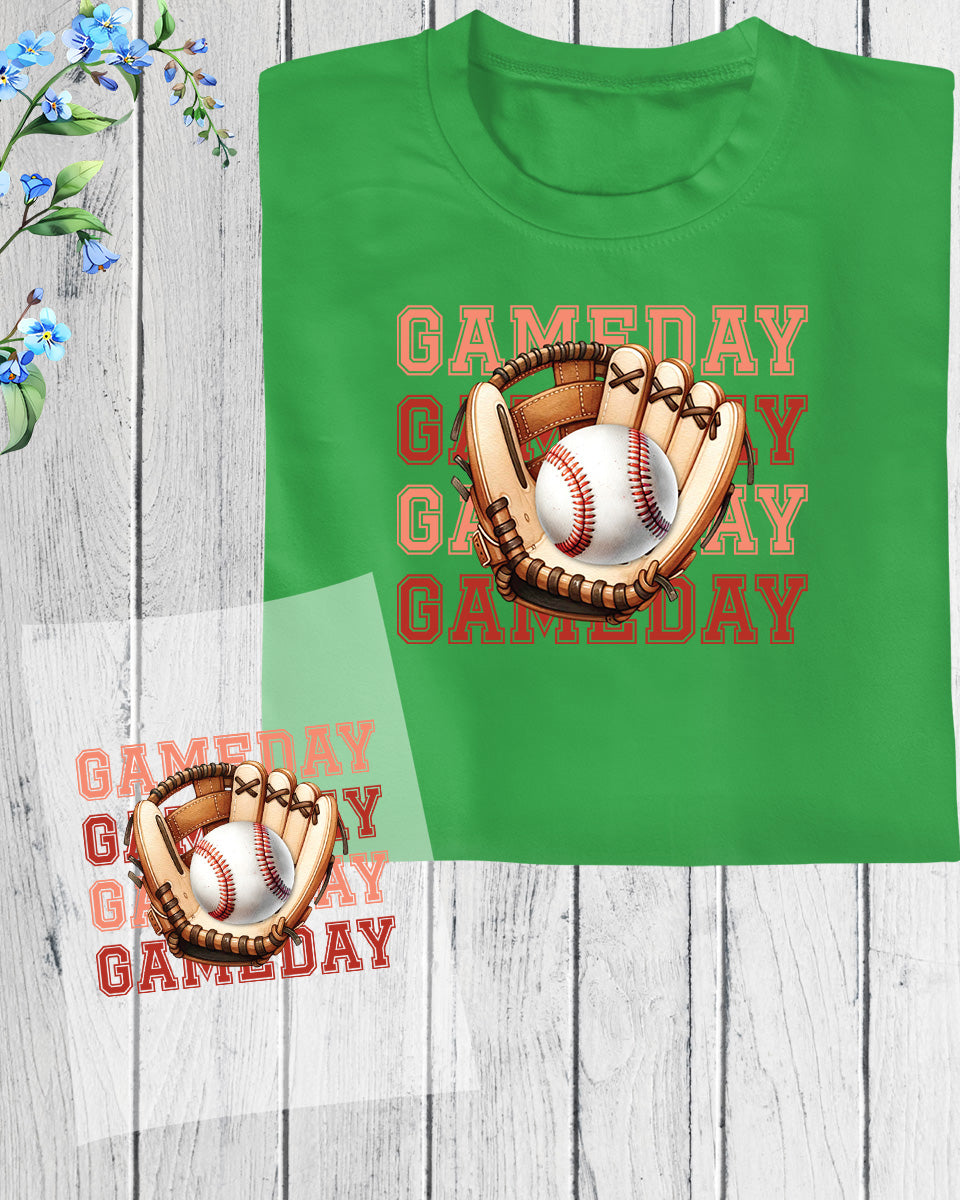 Game day Baseball DTF Transfer Film