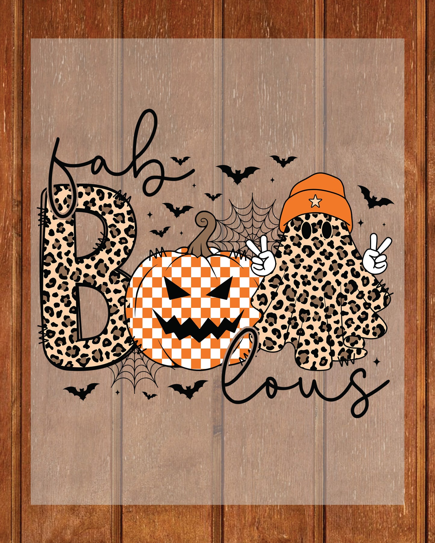 Boojee Ghost Retro Halloween DTF Transfer