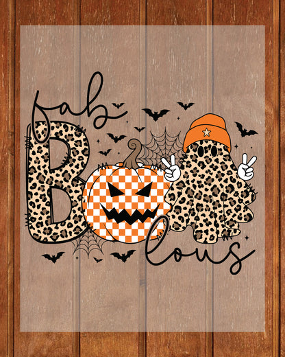 Boojee Ghost Retro Halloween DTF Transfer