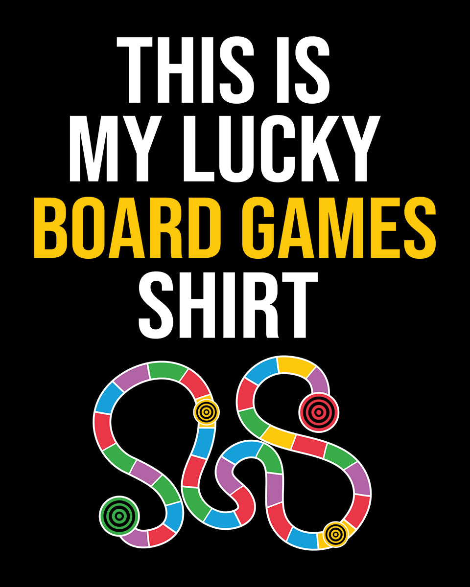 This is My Lucky Board Games Shirt DTF Film