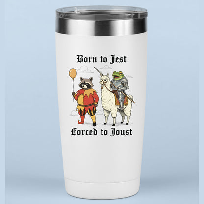 Born to Jest Forced to Joust DTF Transfer Ready to Press, Funny Medieval Meme Heat Transfer For Shirt, Sarcastic Humor UV Sticker Prints