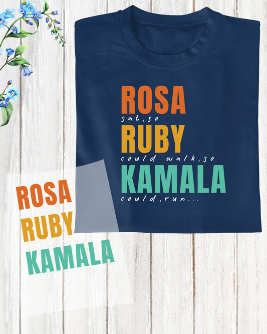Rosa Ruby Kamala So Harris can Run DTF Transfer Film