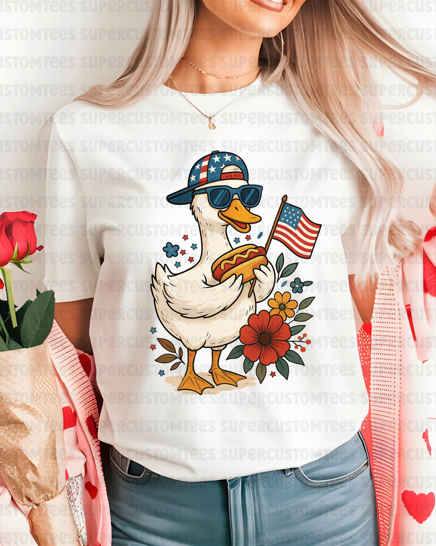 Boy 4th Goose DTF Transfer