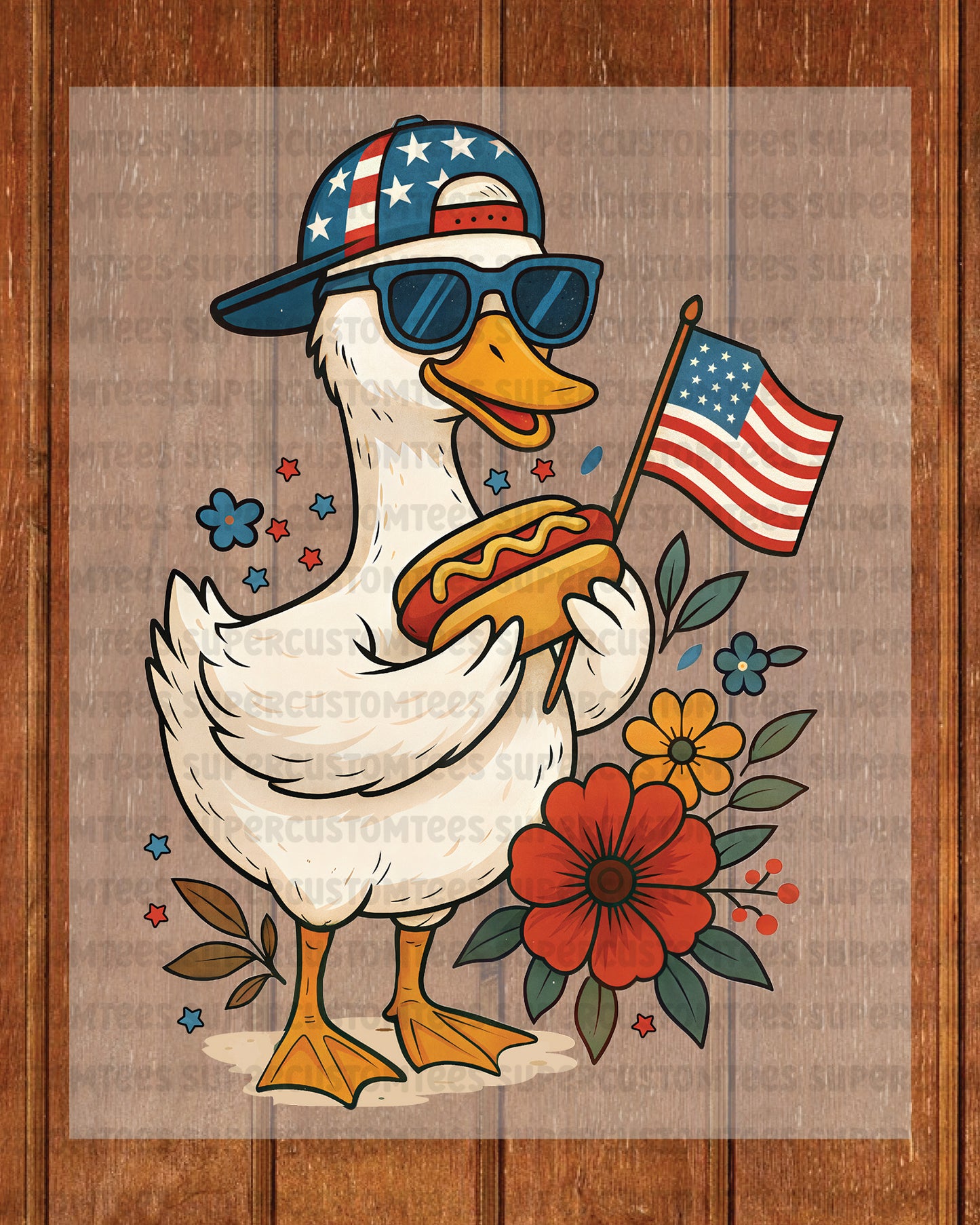 Boy 4th Goose DTF Transfer