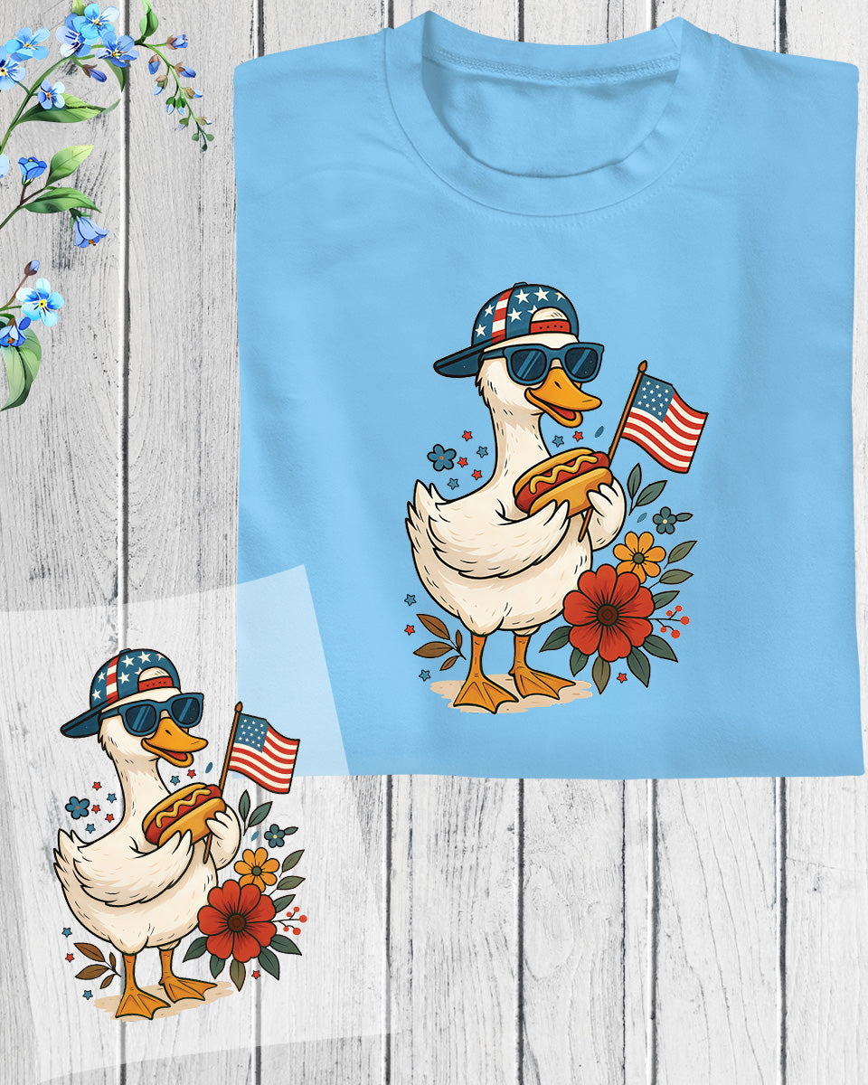 Boy 4th Goose DTF Transfer