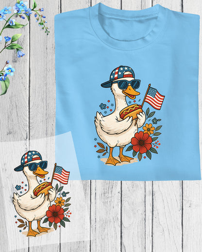 Boy 4th Goose DTF Transfer