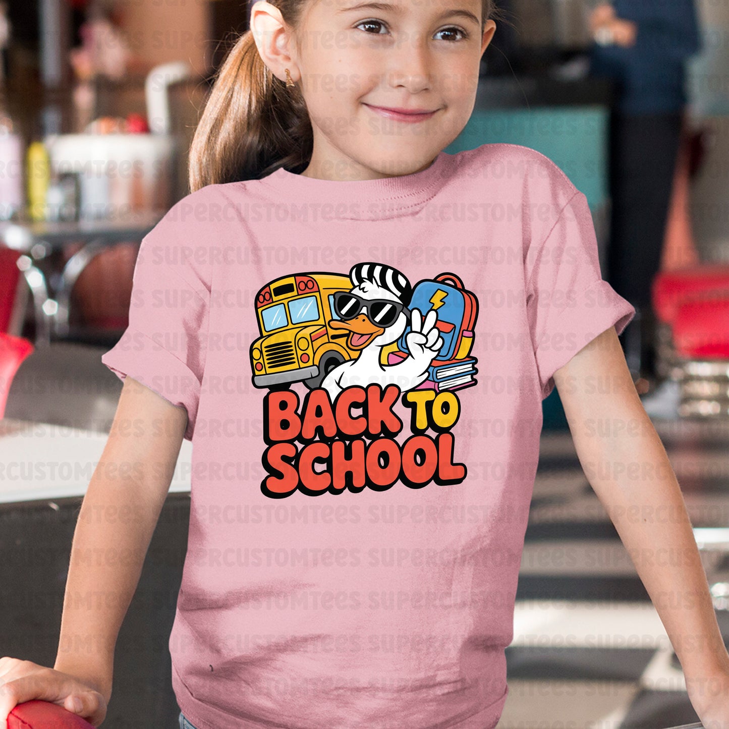 Boys Back to School DTF Transfer Ready to Press