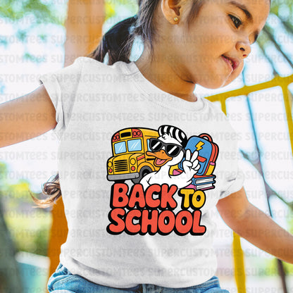 Boys Back to School DTF Transfer Ready to Press