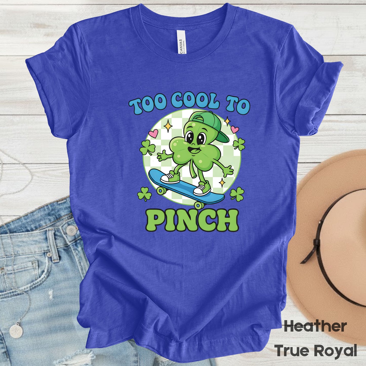Boys St Patrick’s Day Shirts Too Cool to Pinch Shamrock Sweatshirt Saint Patrick Party Tees Irish Green Sweater For Men Women Kids