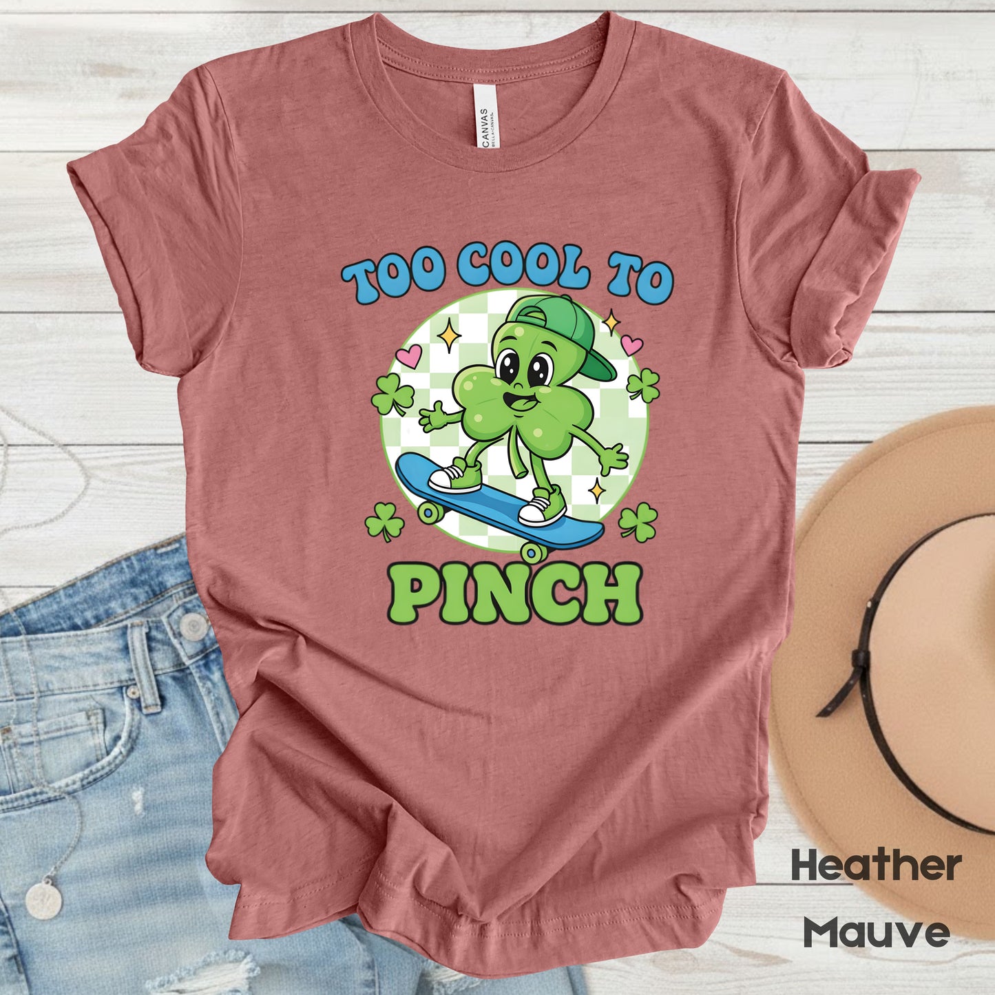 Boys St Patrick’s Day Shirts Too Cool to Pinch Shamrock Sweatshirt Saint Patrick Party Tees Irish Green Sweater For Men Women Kids