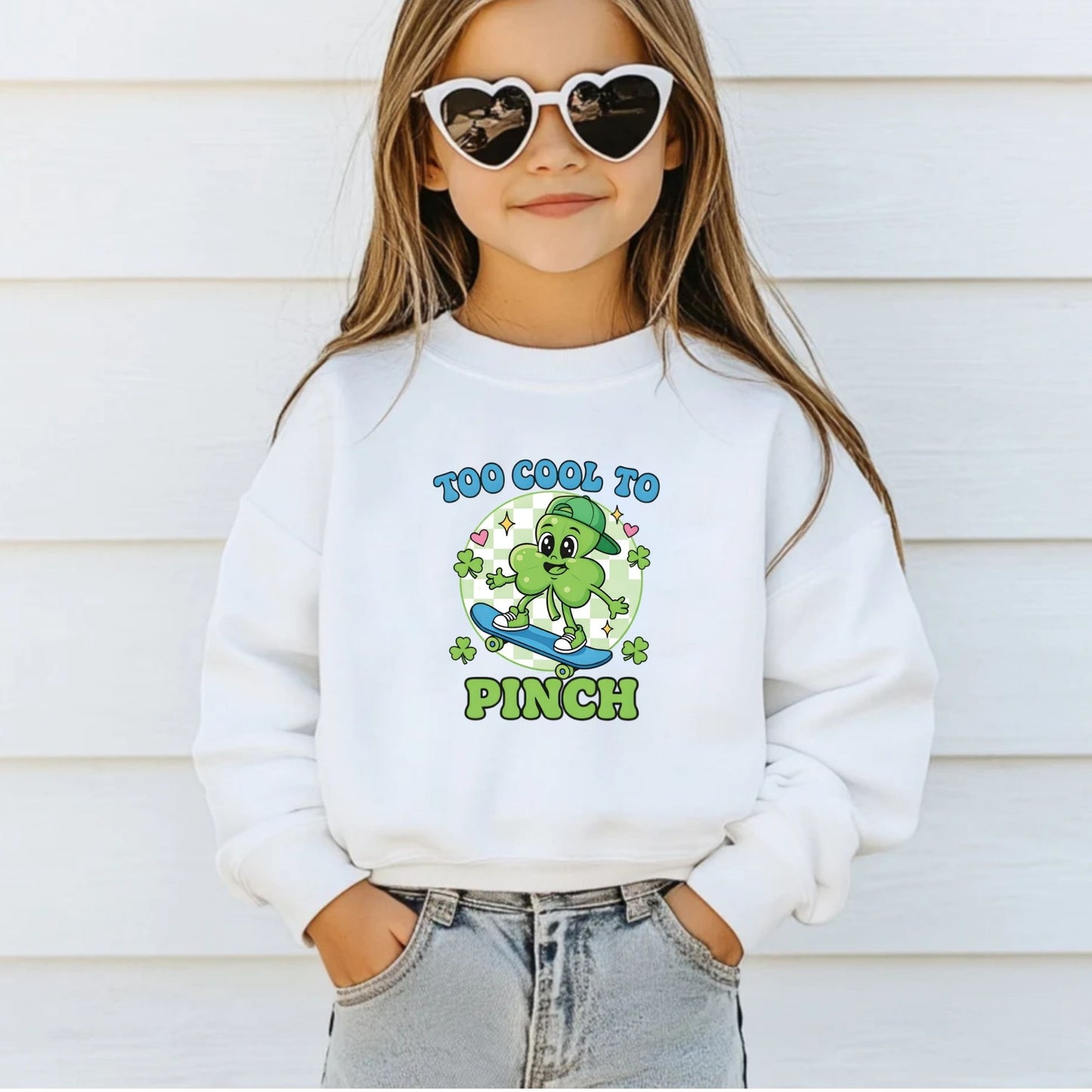 Boys St Patrick’s Day DTF Transfer ready to Press Too Cool to Pinch Heat Transfer for Shirts Irish UV Sticker Prints Iron on Transfer