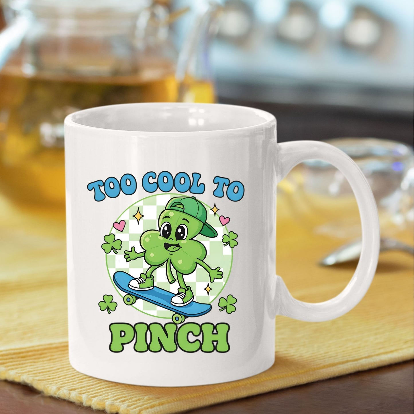 Boys St Patrick’s Day DTF Transfer ready to Press Too Cool to Pinch