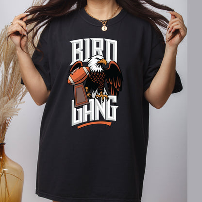 Bird Gang Eagle Football DTF Transfer Ready to Press, Funny Football Heat Transfer For Shirt, Sports UV Sticker Prints