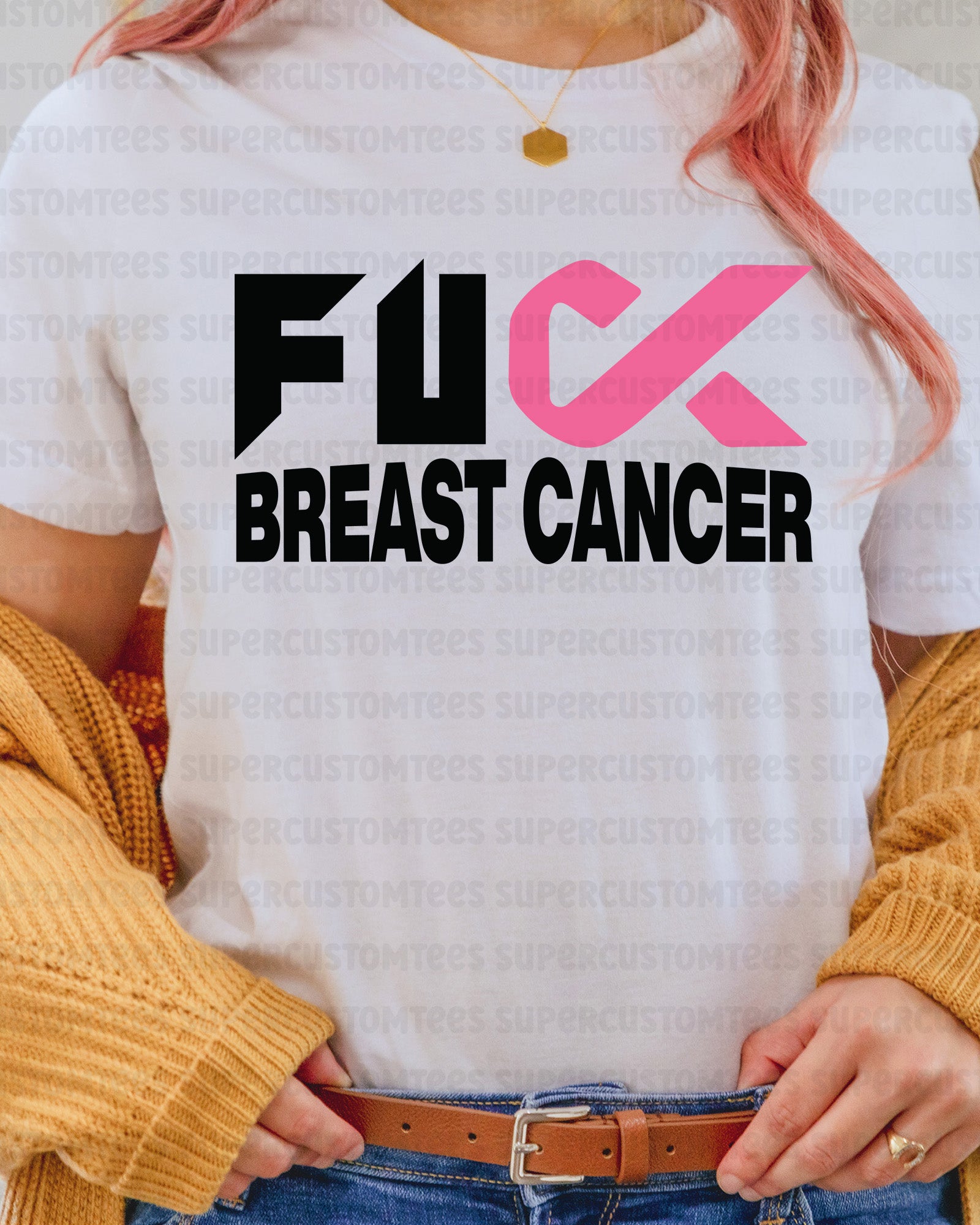 Breast Cancer Awareness Heat Transfer for Shirt