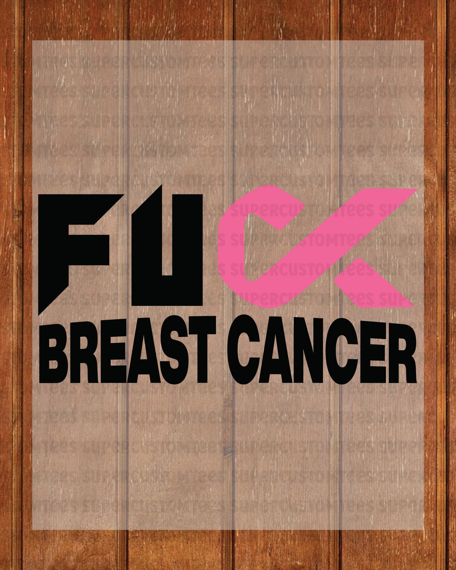 Breast Cancer Awareness Heat Transfer for Shirt
