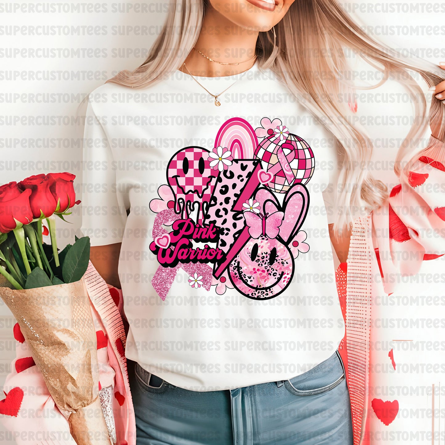 Breast Cancer DTF Transfer