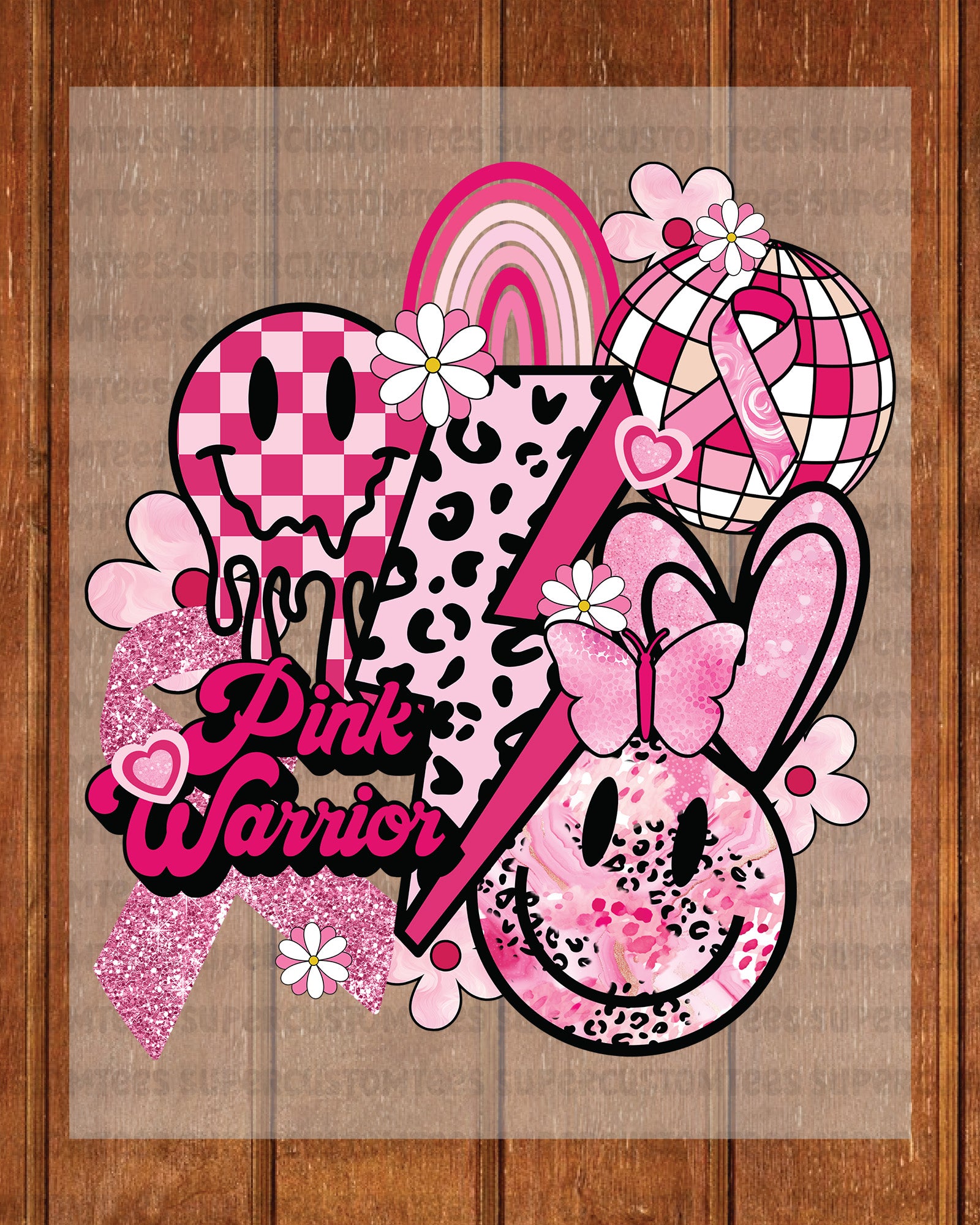 Breast Cancer DTF Transfer