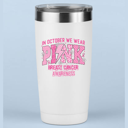 Breast Cancer DTF Transfer In October We Wear Pink