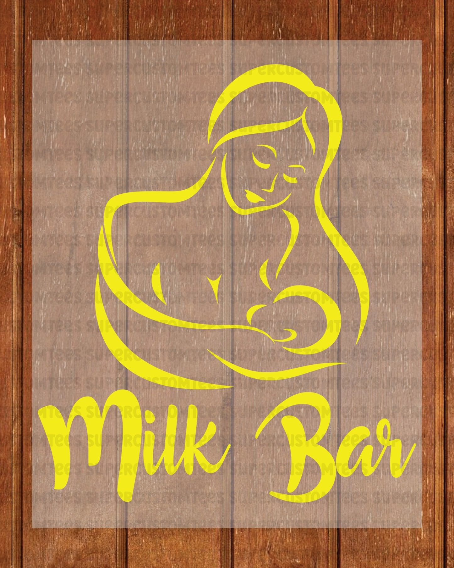 Breastfeeding Milk Bar DTF Transfer Ready to Press