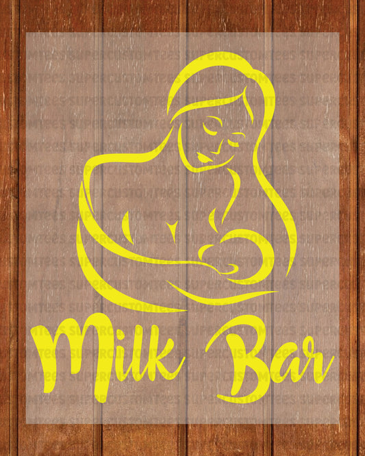 Breastfeeding Milk Bar DTF Transfer Ready to Press