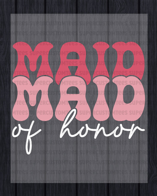 Bridal DTF Transfer Maid of Honor