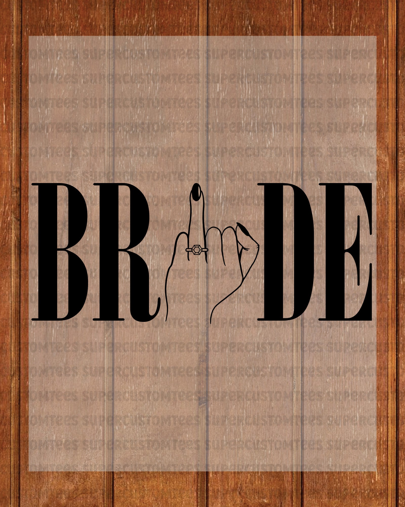 Bridal Party DTF Transfer