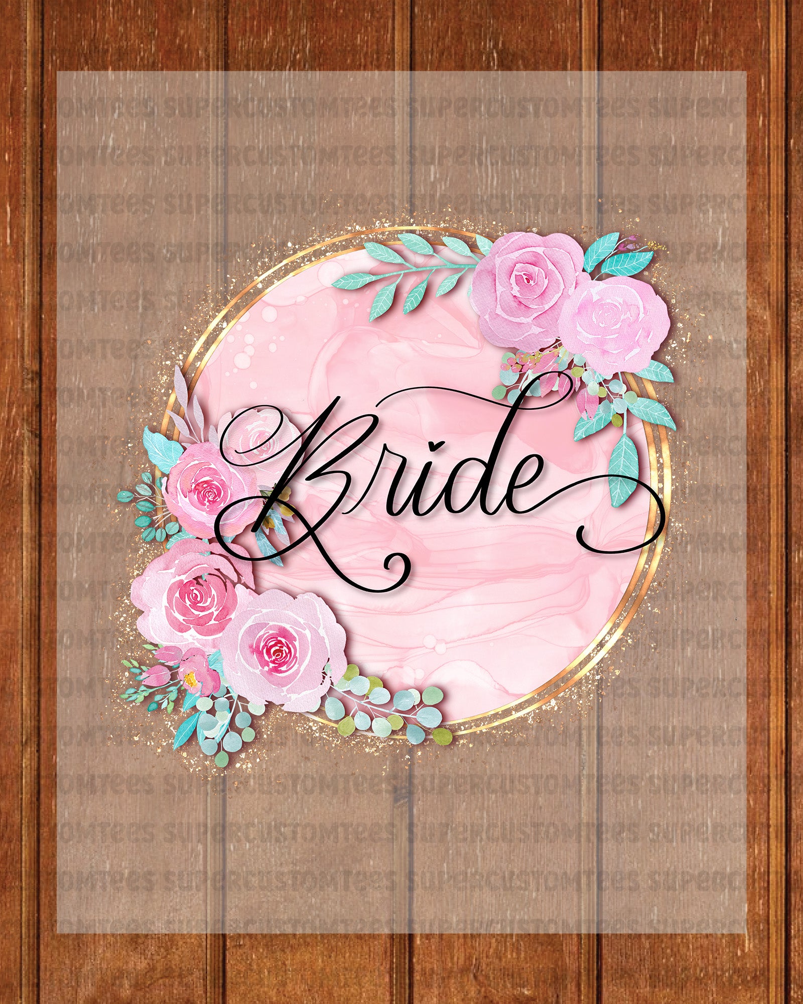 Bride Flower DTF Transfer